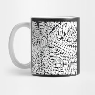 Black and White Squiggle Cyclone Mug